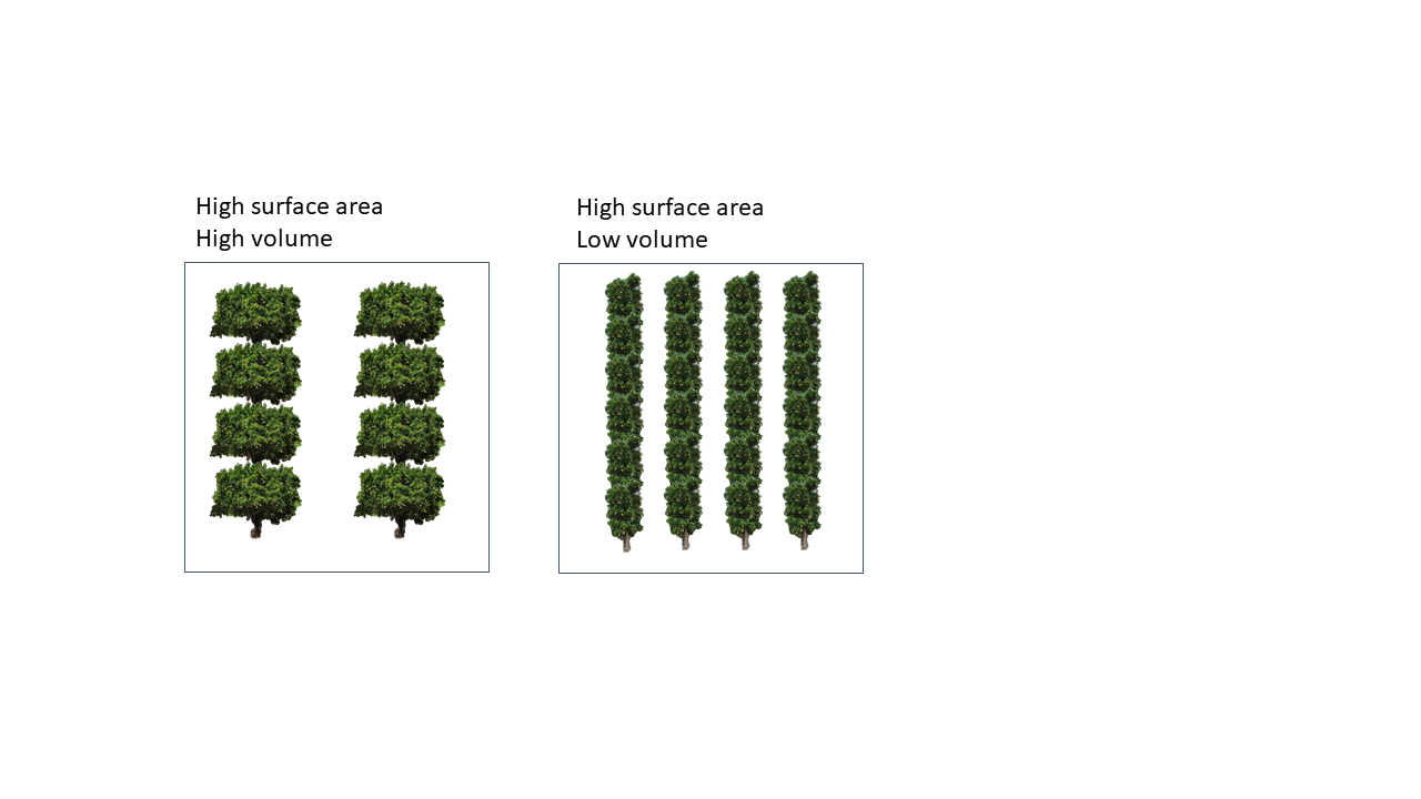 Low density versus high density